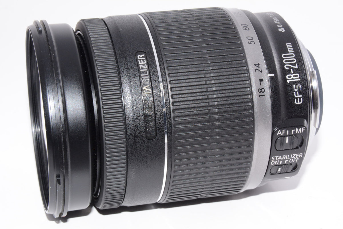 【外観並級】Canon 望遠ズームレンズ EF-S18-200mm F3.5-5.6 IS APS-C対応