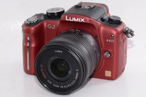 【外観並級】パナソニック デジタル一眼カメラ レンズキット コンフォートレッド DMC-G2K-R