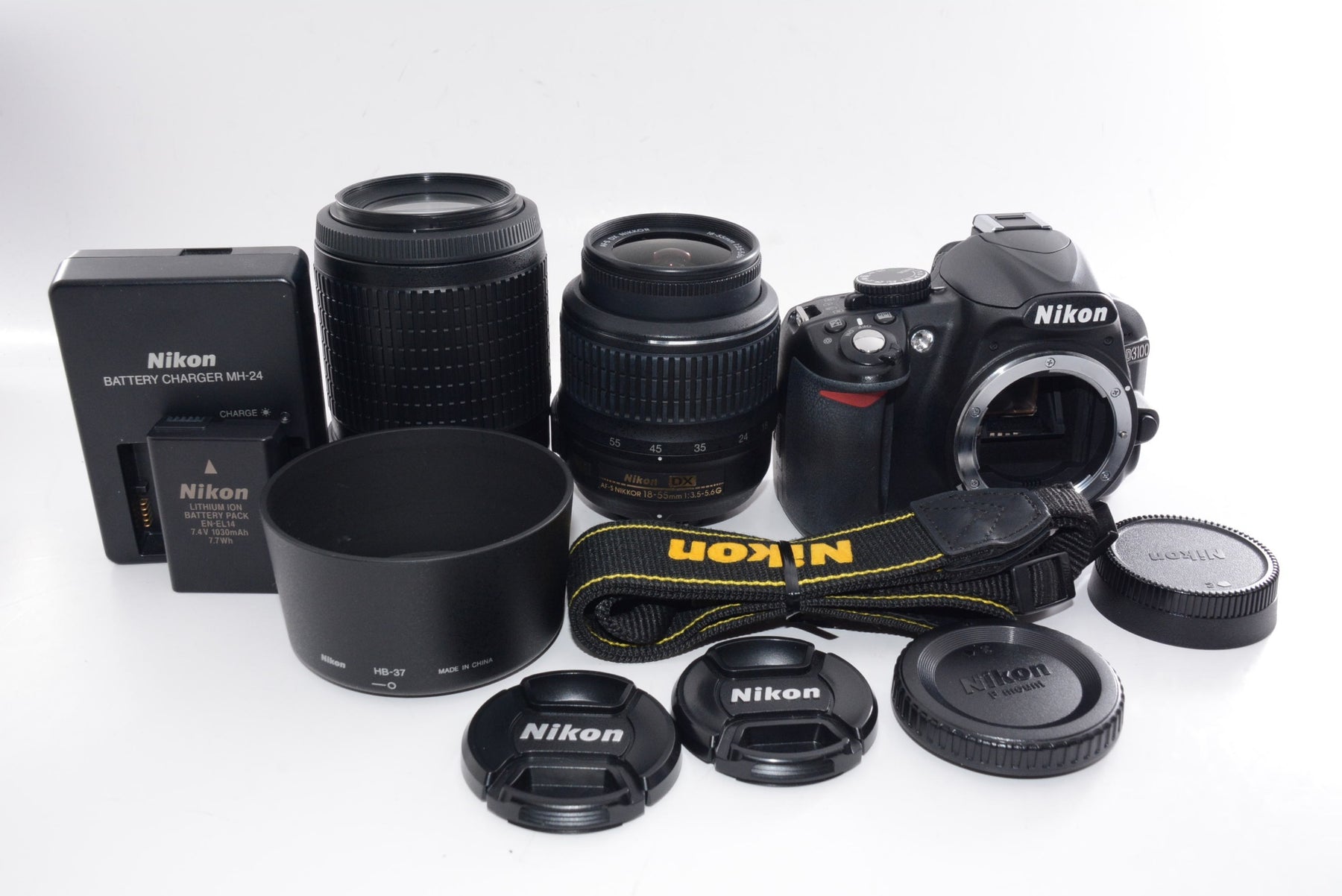 【外観並級】Nikon デジタル一眼レフカメラ D3100 200mmダブルズームキットD3100WZ200