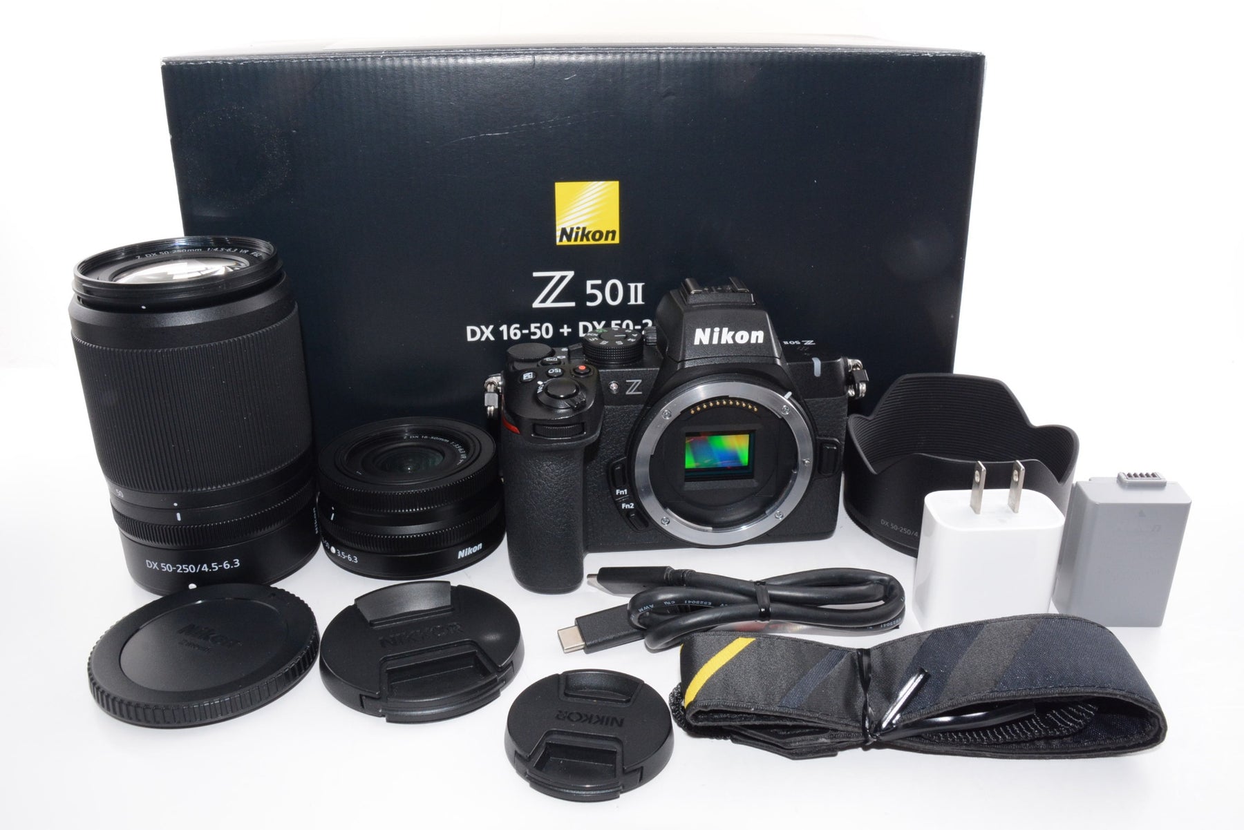 【外観特上級】Nikon ミラーレス一眼 Z50II ダブルズームキット 16-50VR+50-250VR付 APS-C Zマウント