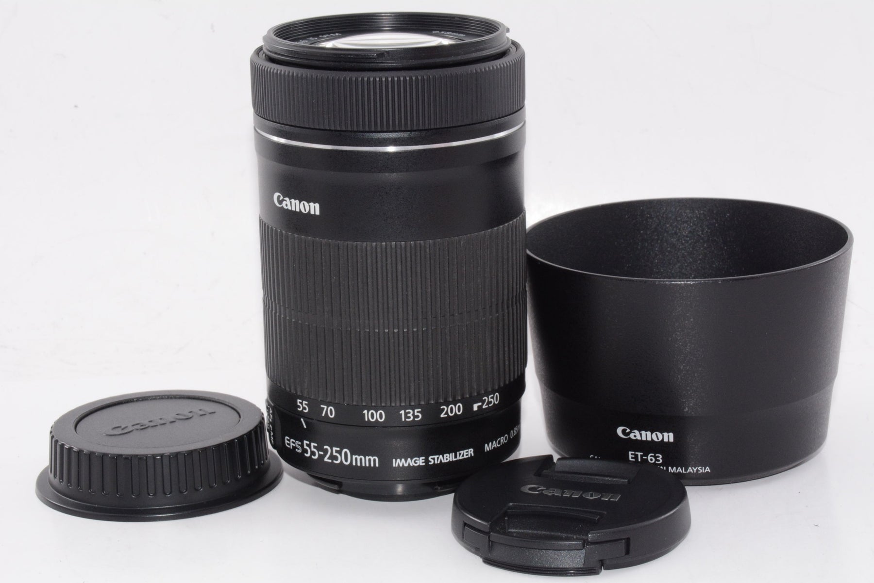 【外観特上級】Canon 望遠ズームレンズ EF-S55-250mm F4-5.6 IS STM