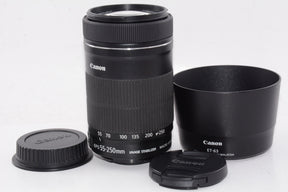 【外観特上級】Canon 望遠ズームレンズ EF-S55-250mm F4-5.6 IS STM