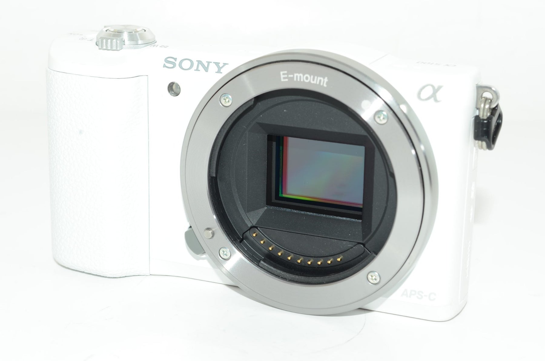 【外観並級】ソニー SONY ミラーレス一眼 α5100 パワーズームレンズキット E PZ 16-50mm F3.5-5.6 OSS付属 ホワイト ILCE-5100L-W