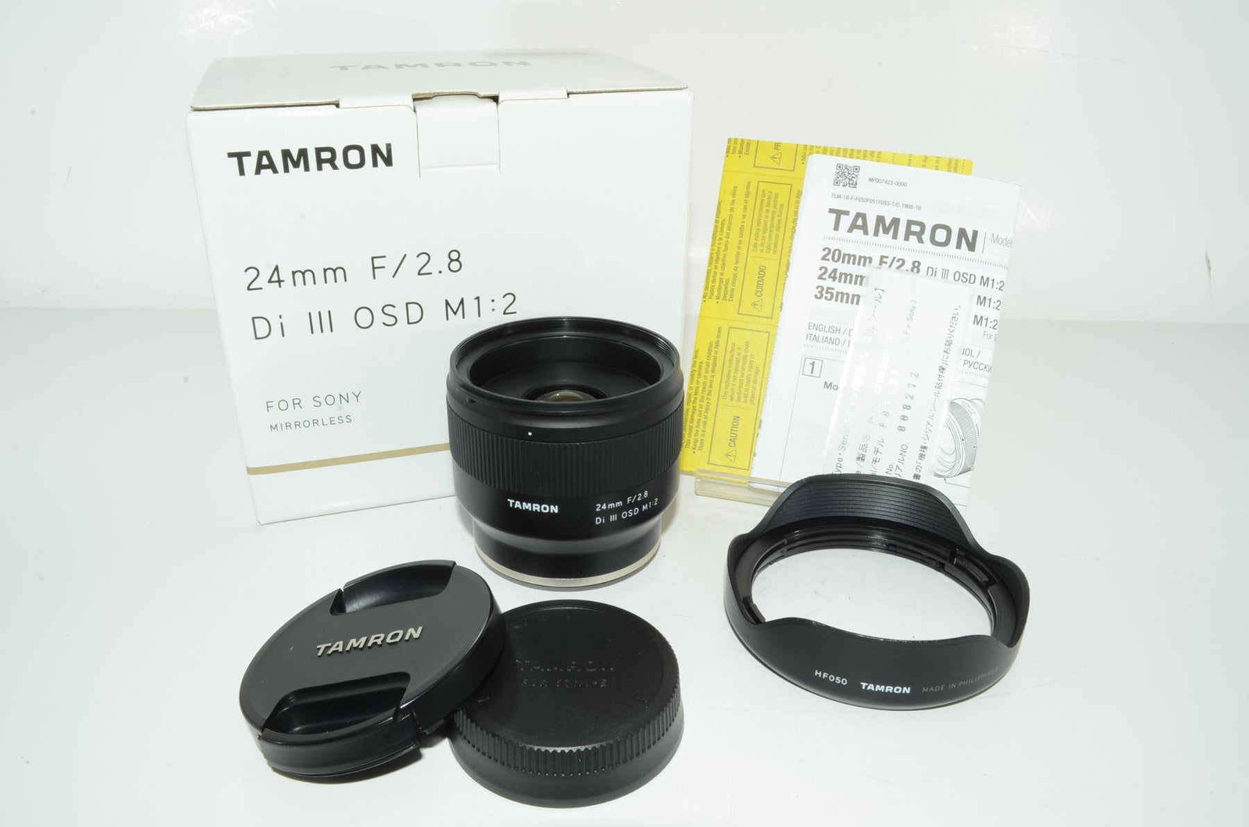 【外観特上級】タムロン 20mm F/2.8 Di III OSD M1:2 (Model：F050)※FEマウント用レンズ（フルサイズミラーレス対応） 20F/2.8DI3OSDF050