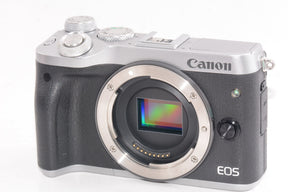【外観並級】Canon EOS M6 ダブルズームキットEF-M15-45mm/EF-M55-200mm