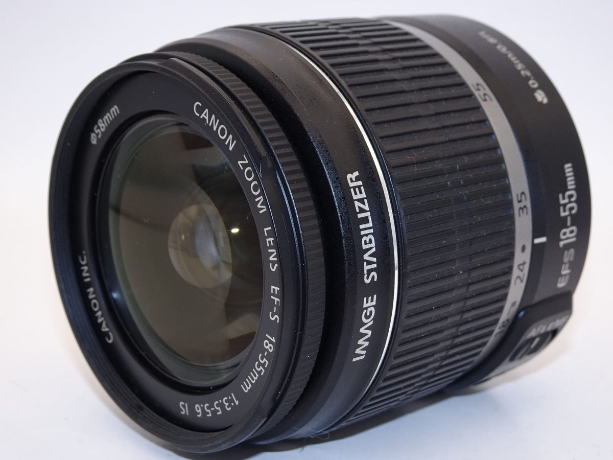 【外観特上級】Canon 標準ズームレンズ EF-S18-55mm F3.5-5.6 IS