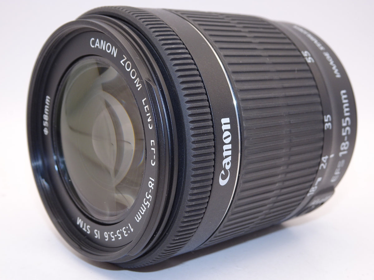 【外観特上級】Canon 標準ズームレンズ EF-S18-55mm F3.5-5.6 IS STM