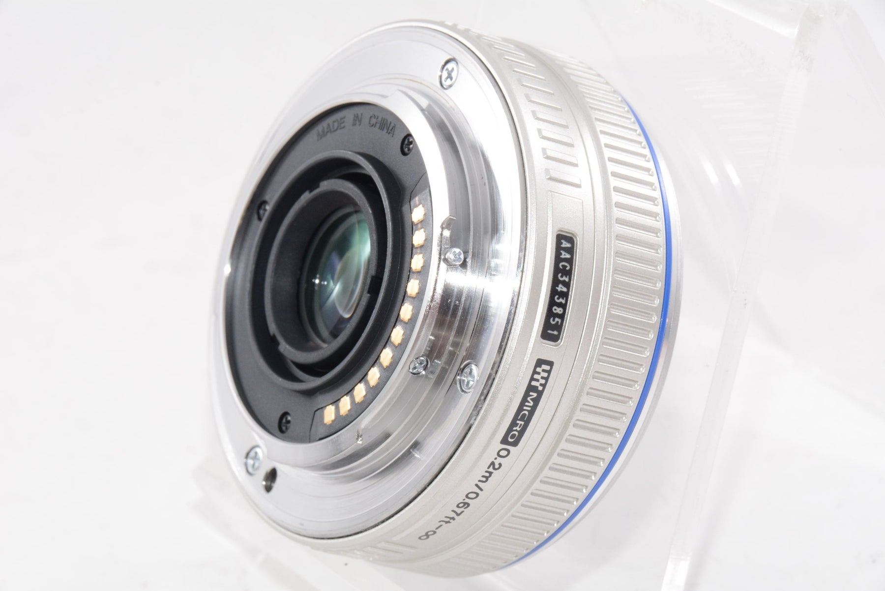 【外観特上級】OLYMPUS パンケーキレンズ M.ZUIKO DIGITAL 17mm F2.8 シルバー