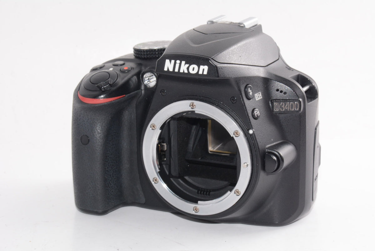 【外観特上級】Nikon デジタル一眼レフカメラ D3400 ダブルズームキット ブラック D3400WZBK