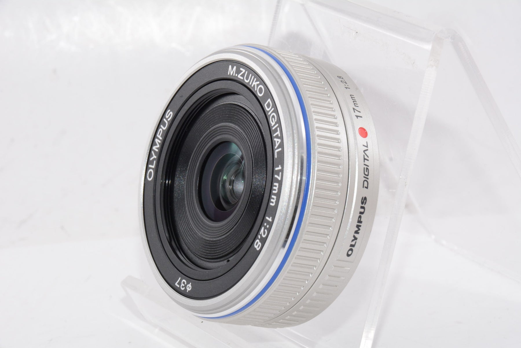 【外観特上級】OLYMPUS パンケーキレンズ M.ZUIKO DIGITAL 17mm F2.8 シルバー