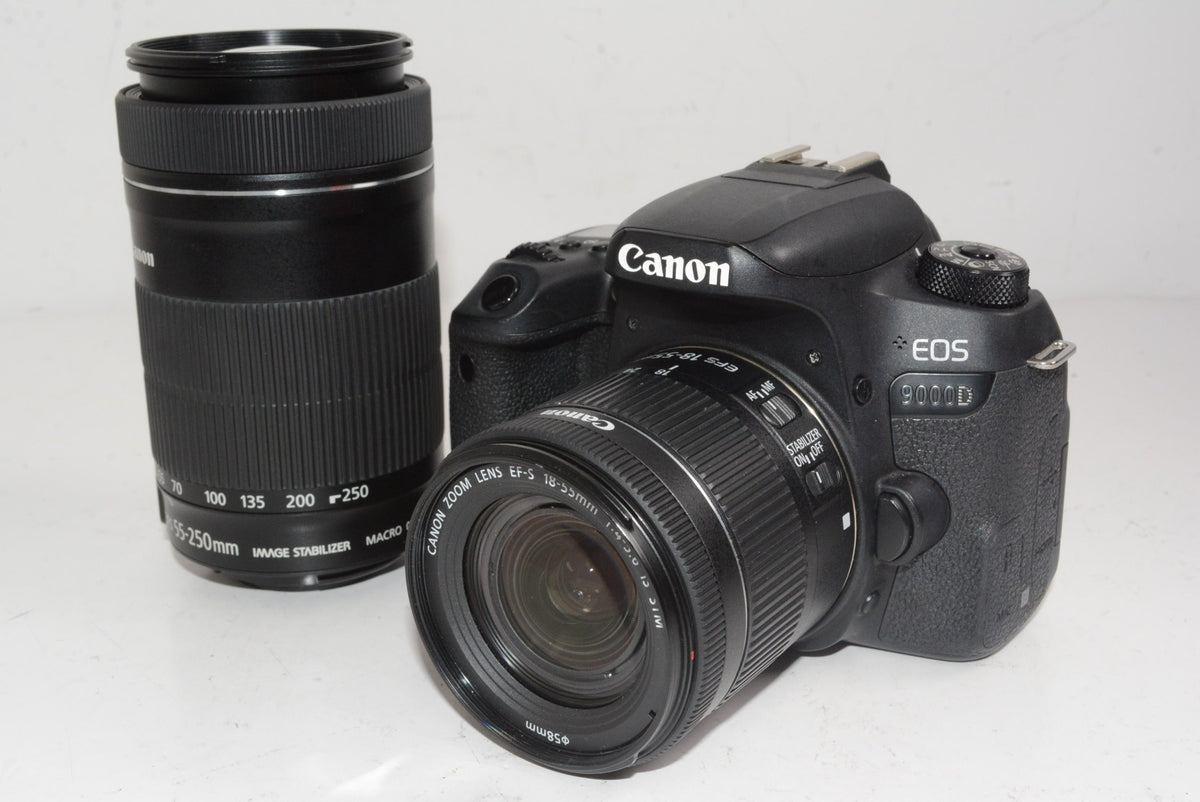 【外観並級】Canon デジタル一眼レフカメラ EOS 9000D ダブルズームキット