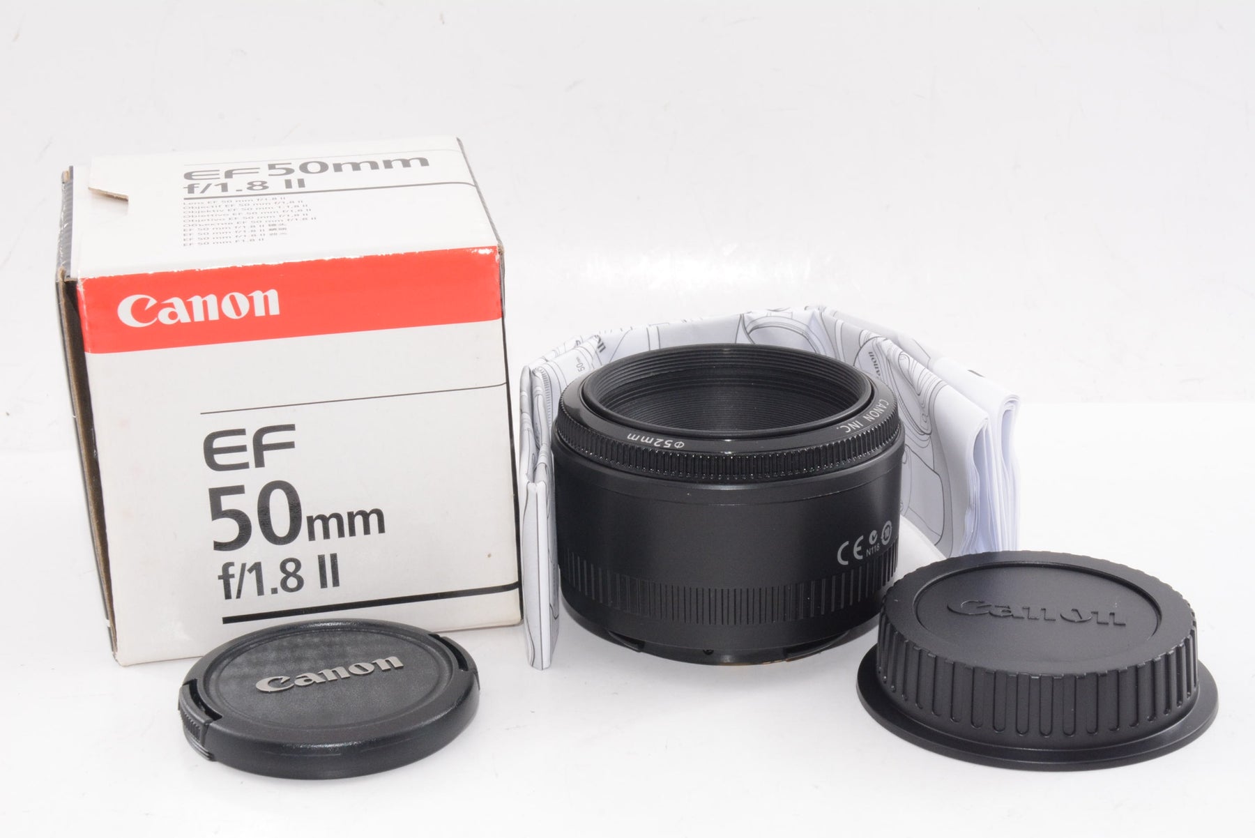 【外観特上級】Canon 単焦点レンズ EF50mm F1.8 II フルサイズ対応