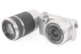 【外観並級】SONY ミラーレス一眼 α NEX-5R  E PZ 16-50 E 55-210 OSS