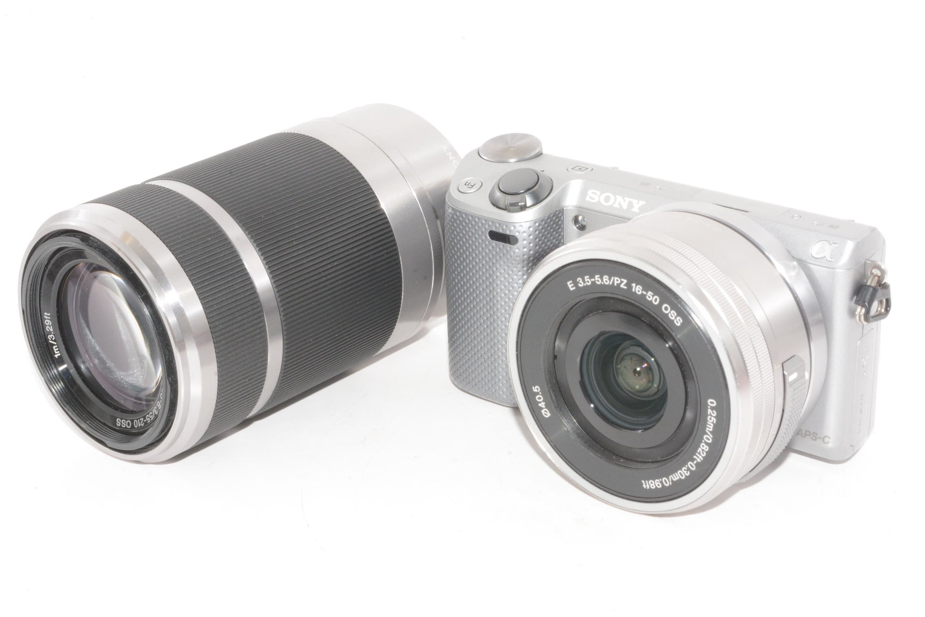 【外観並級】SONY ミラーレス一眼 α NEX-5R  E PZ 16-50 E 55-210 OSS