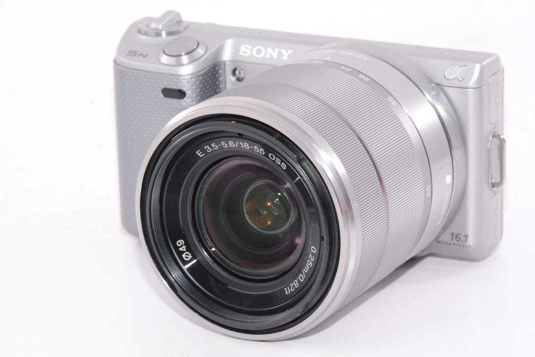 【外観並級】ソニー SONY ミラーレス一眼カメラ α NEX-5N ズームレンズキット シルバー NEX-5NK/S