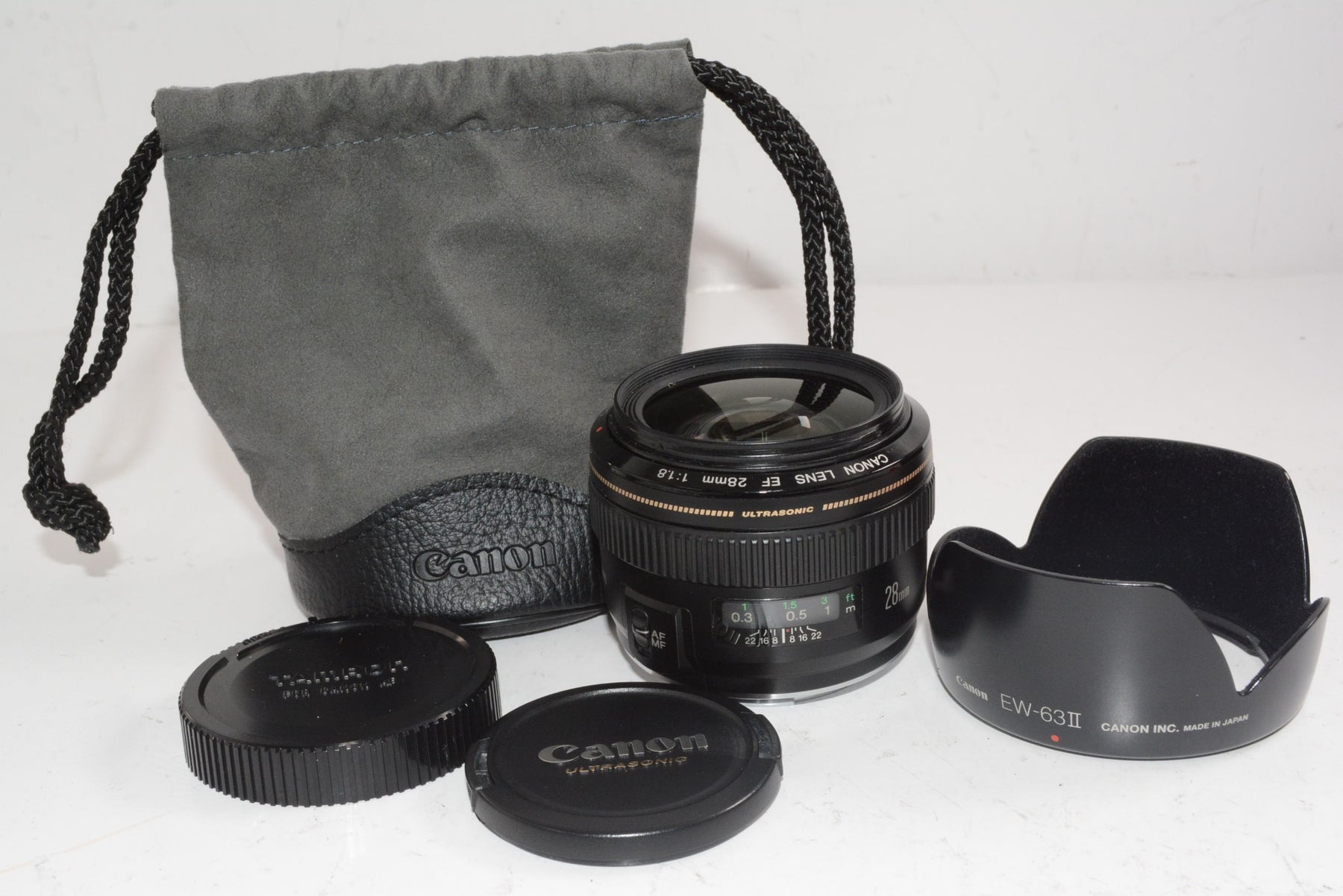 【外観並級】Canon 単焦点レンズ EF28mm F1.8 USM