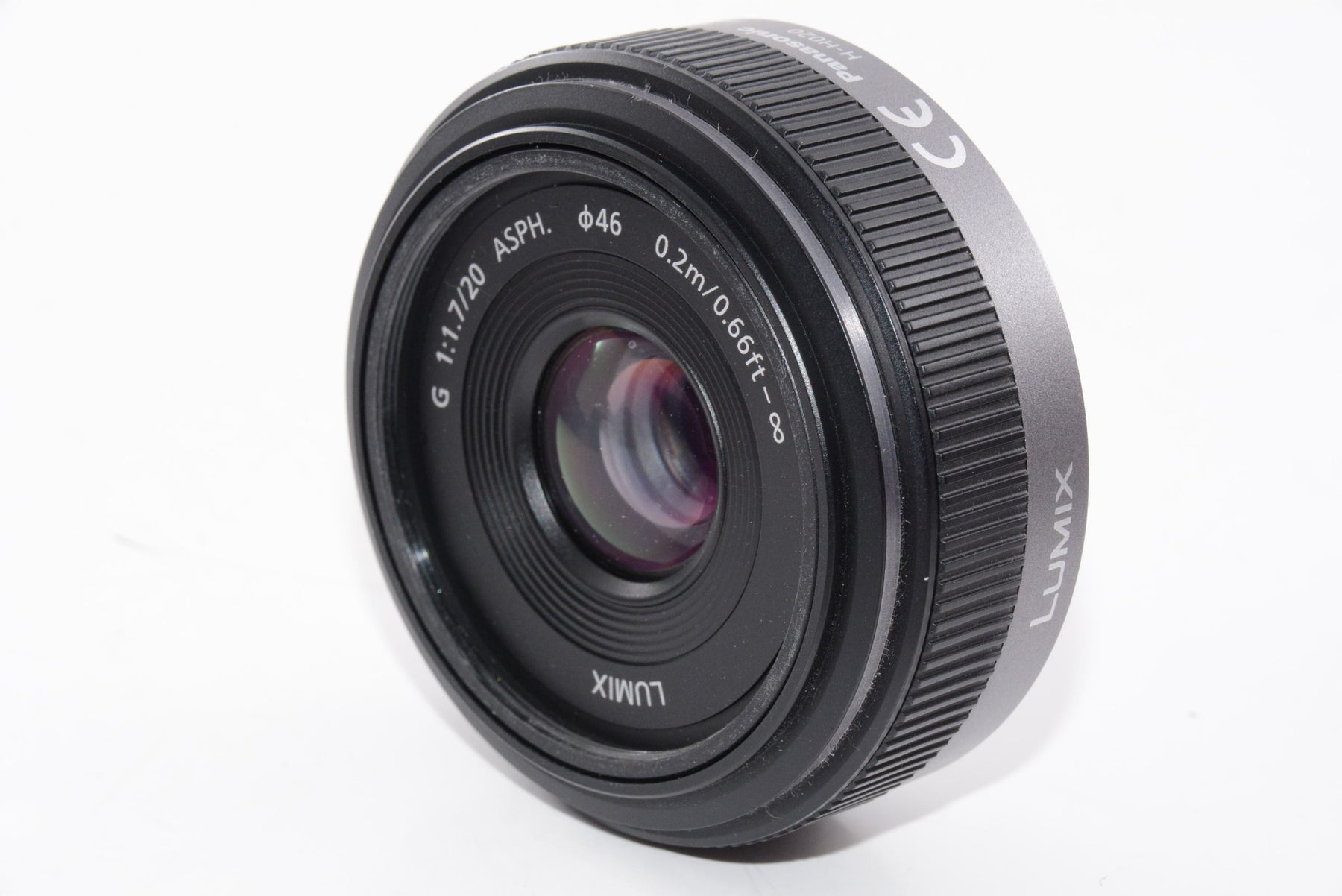 【外観並級】パナソニック ミラーレス一眼カメラ GF1 レンズキット(20mm/F1.7パンケーキレンズ付属) エスプリブラック DMC-GF1C-K