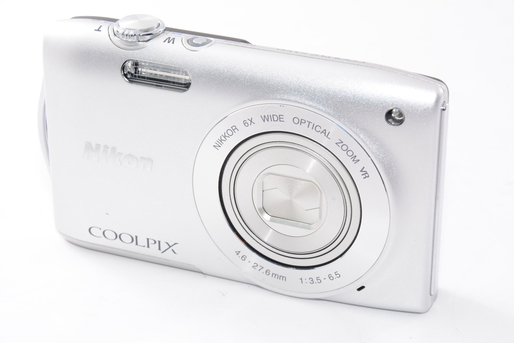 【外観特上級】Nikon デジタルカメラ COOLPIX  S3300 クリスタルシルバー