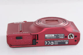 【外観並級】Nikon デジタルカメラ COOLPIX S9500 光学22倍ズーム Wi-Fi対応 ヴェルヴェットレッド S9500RD