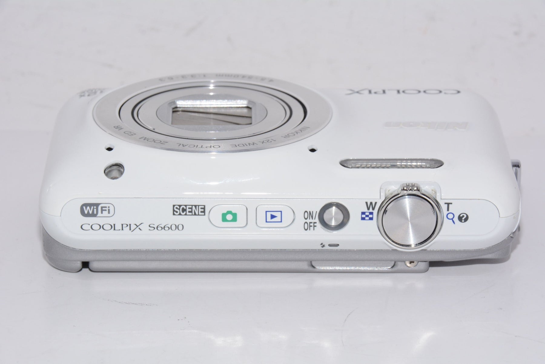 【外観並級】Nikon クールピクス S6600WH ナチュラルホワイト