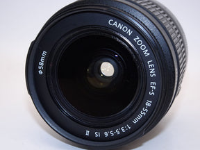 【外観特上級】Canon 標準ズームレンズ EF-S18-55mm F3.5-.5.6 IS II
