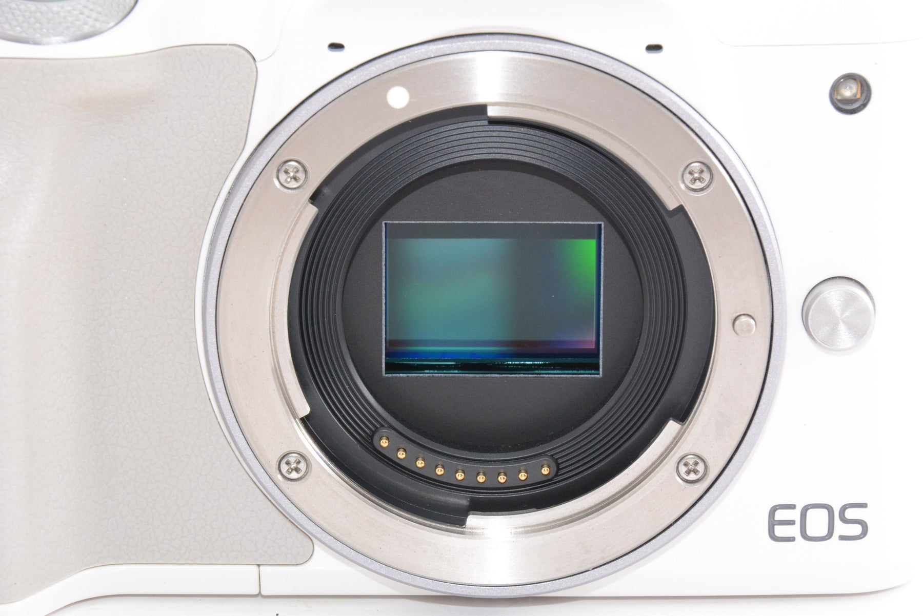 【外観並級】Canon ミラーレス一眼カメラ EOS Kiss M ボディー ホワイト EOSKISSMWH-BODY