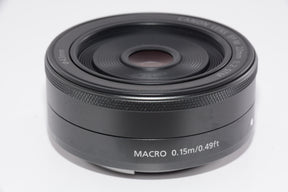 【外観特上級】Canon EF-M22mm F2 STM ミラーレス一眼対応