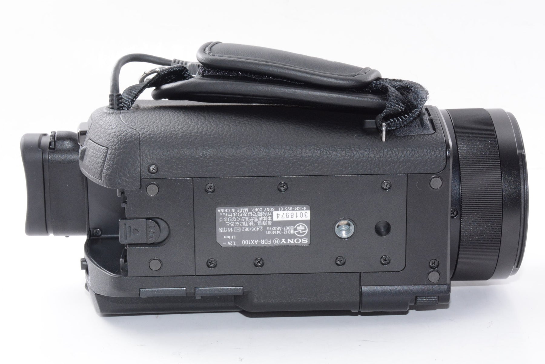 【ほぼ新品】ソニー SONY ビデオカメラ FDR-AX100 4K 光学12倍 ブラック Handycam FDR-AX100 BC