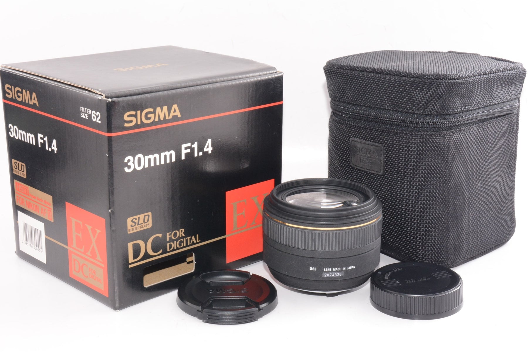 【外観特上級】シグマ 30mm F1.4 EX DC デジタル専用 HSM ニコン用
