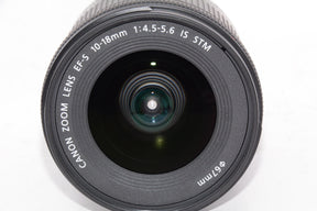【外観特上級】Canon 超広角ズームレンズ EF-S10-18mm F4.5-5.6 IS STM
