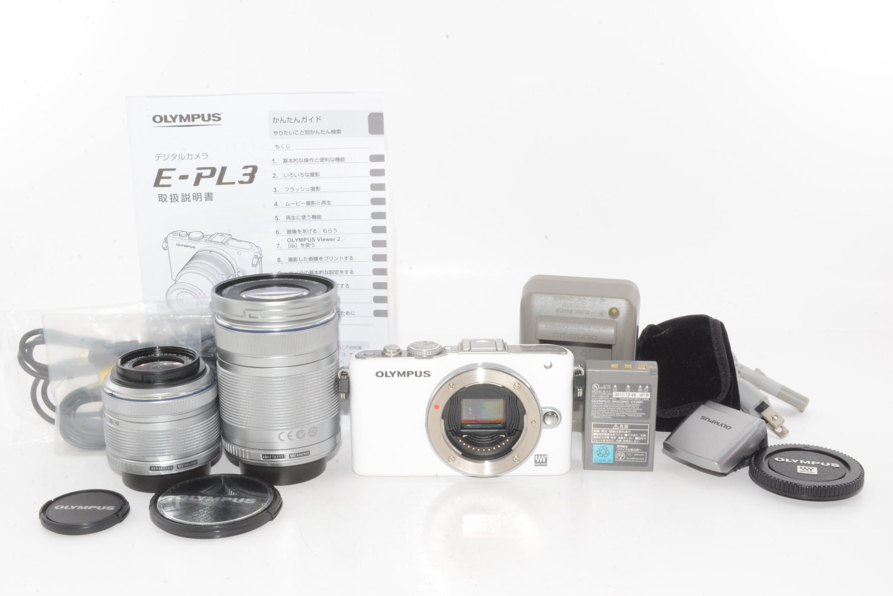 【外観特上級】OLYMPUS ミラーレス一眼 PEN Lite E-PL3