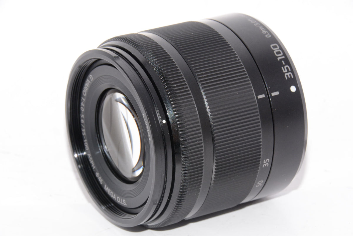 【外観特上級】パナソニック 望遠ズームレンズ マイクロフォーサーズ用 ルミックス G VARIO 35-100mm/F4.0-5.6 ASPH./MEGA O.I.S. ブラック H-FS35100-K