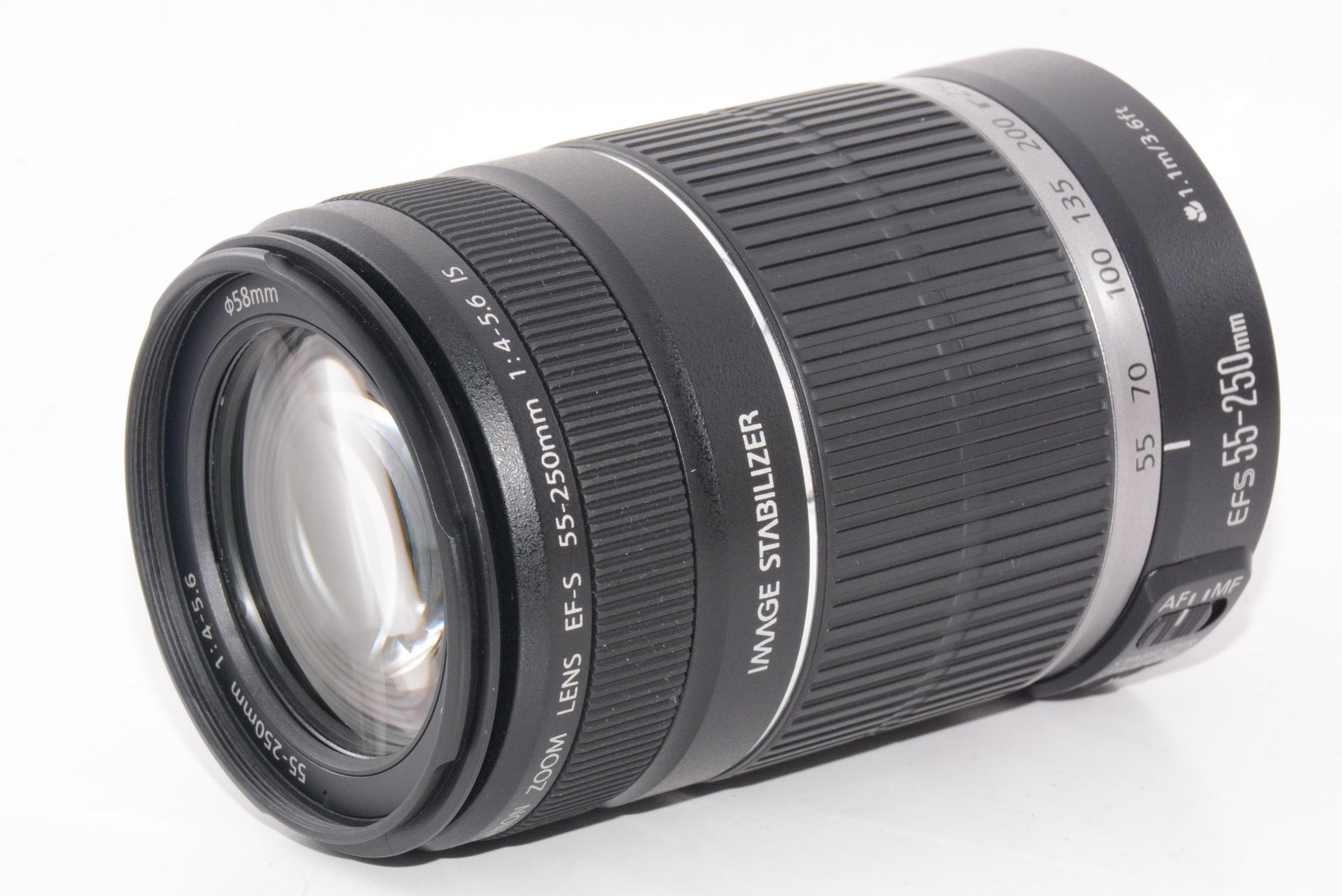 【外観並級】Canon 望遠レンズ EF-S55-250mm F4-5.6 IS