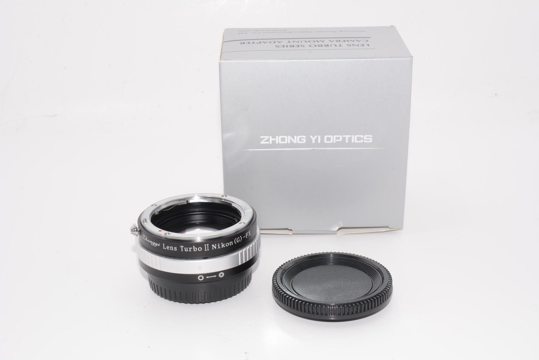 【外観特上級】中一光学 (ZHONG YI OPTICS) フォーカルレデューサー マウントアダプター Lens Turbo Ⅱ N/G-FX (ニコンFマウント(Gシリーズ対応) レンズ → 富士フイルムXマウント)