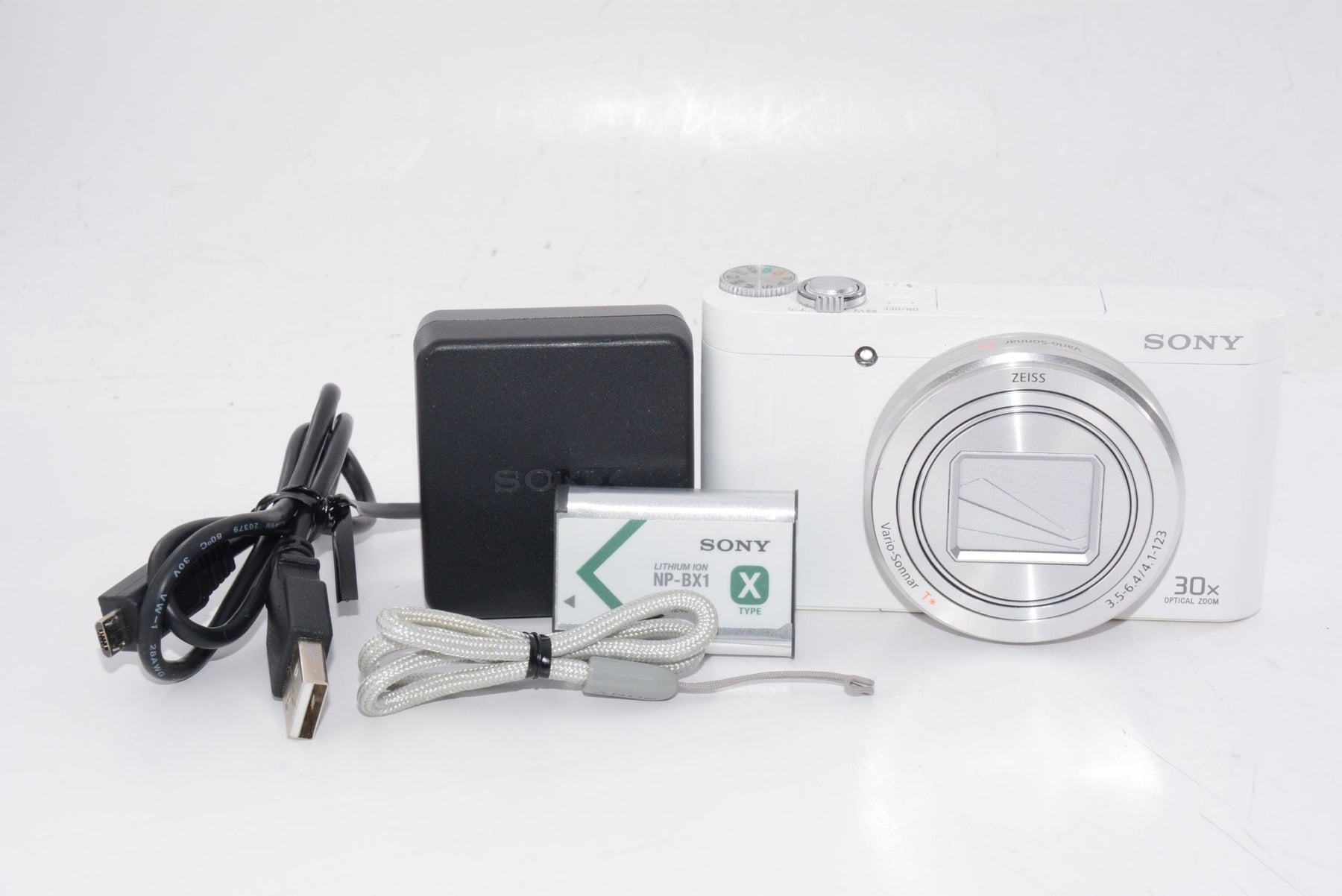 【外観特上級】ソニー SONY デジタルカメラ DSC-WX500ホワイト Cyber-shot
