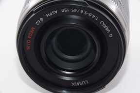 【外観特上級】パナソニック ルミックス G VARIO 45-150mmF4.0-5.6 シルバー H-FS45150-S