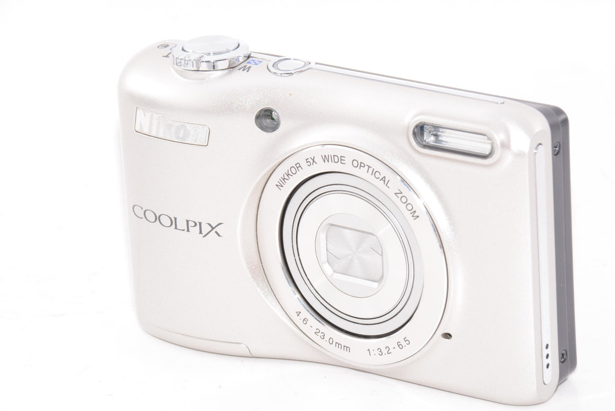 【外観特上級】Nikon デジタルカメラ COOLPIX L28 単3乾電池対応 シルバー L28SL