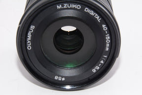 【外観特上級】OLYMPUS M.ZUIKO DIGITAL ED 40-150mm F4.0-5.6 R ブラック