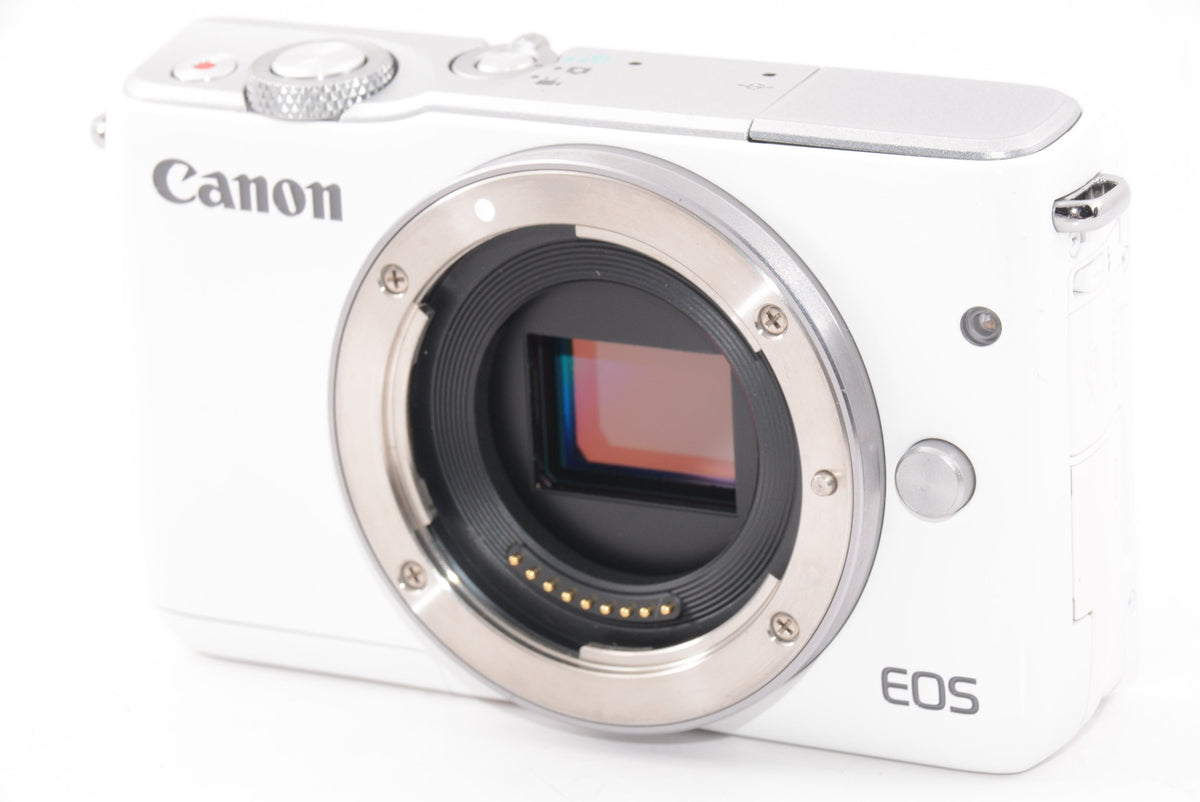 【外観特上級】Canon ミラーレス一眼カメラ EOS M10 ボディ(ホワイト)