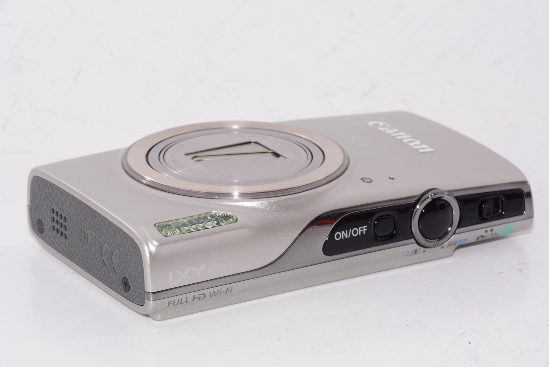 【外観特上級】Canon コンパクトデジタルカメラ IXY 650 シルバー IXY650SL