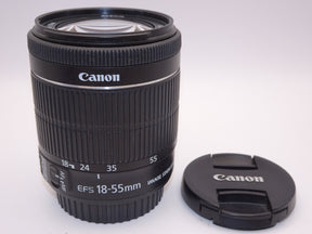 【外観特上級】Canon 標準ズームレンズ EF-S18-55mm F3.5-5.6 IS STM