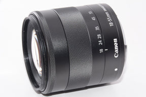 【外観特上級】Canon 標準ズームレンズ EF-M18-55mm F3.5-5.6IS STM
