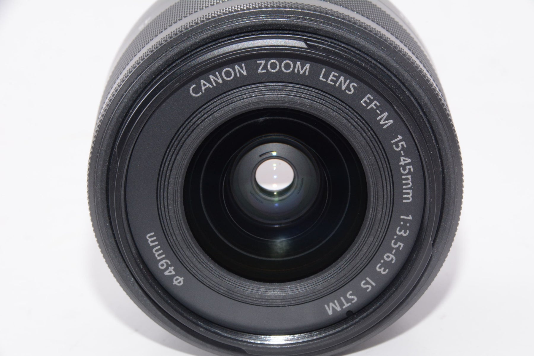 【外観特上級】Canon 標準ズームレンズ EF-M15-45mm F3.5-6.3IS STM(グラファイト) ミラーレス一眼対応 EF-M15-45ISSTM