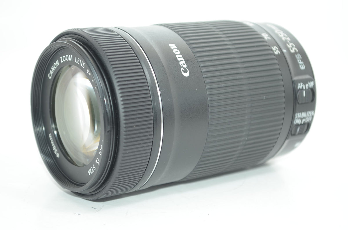 【外観特上級】Canon 望遠ズームレンズ EF-S55-250mm F4-5.6 IS STM