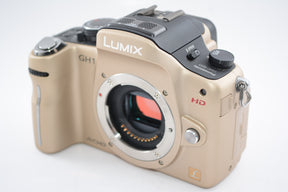 【外観並級】Panasonic パナソニック LUMIX デジタル一眼カメラ GH1 レンズキット コンフォートゴールド DMC-GH1A-N