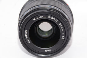 【外観並級】OLYMPUS M.ZUIKO DIGITAL 25mm F1.8 ブラック