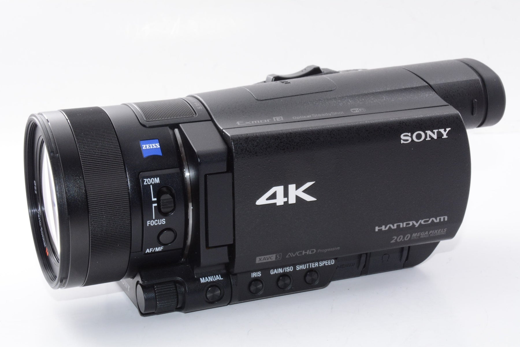 【ほぼ新品】ソニー SONY ビデオカメラ FDR-AX100 4K 光学12倍 ブラック Handycam FDR-AX100 BC
