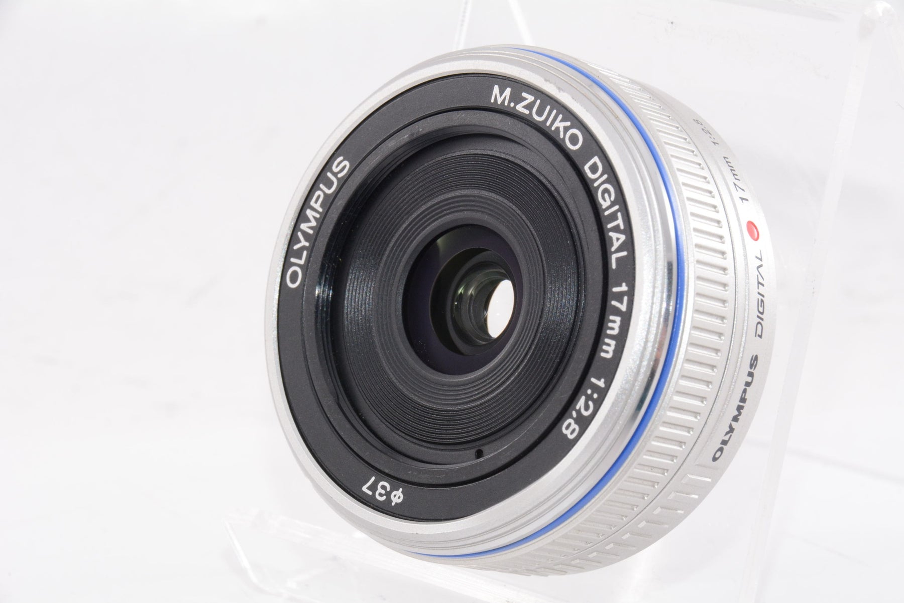 【外観特上級】OLYMPUS パンケーキレンズ M.ZUIKO DIGITAL 17mm F2.8 シルバー