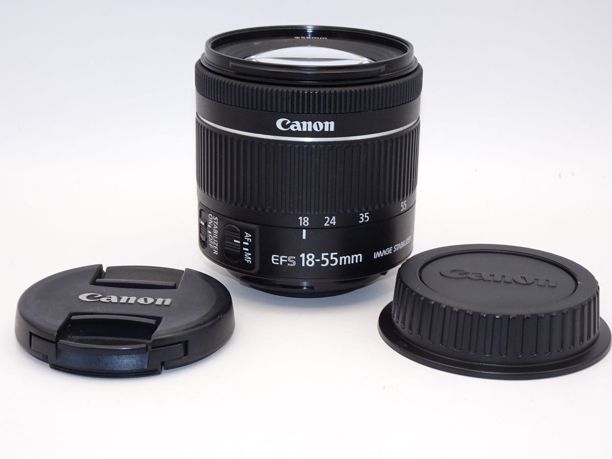 【外観特上級】Canon 標準ズームレンズ EF-S18-55mm F3.5-5.6 IS STM