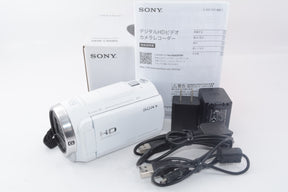 【外観特上級】ソニー ビデオカメラ Handycam HDR-CX680 ホワイト